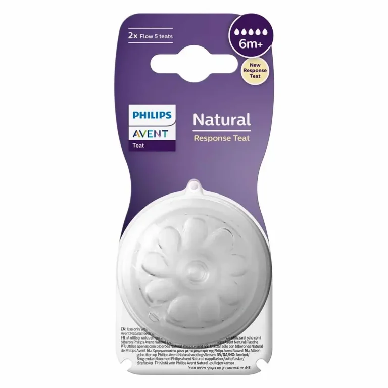 Соска Philips Avent Natural Response 2шт. 6+мес. SCY965/02 быстрый поток