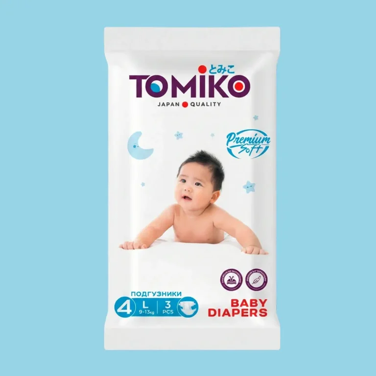 Подгузники Tomiko Premium 4 L (9-13 кг) 3 шт
