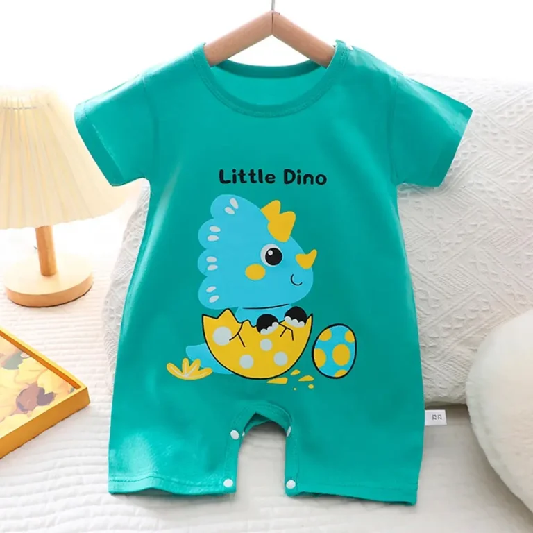 Ромпер Kiss bee Little Dino в скорлупе Бирюзовый