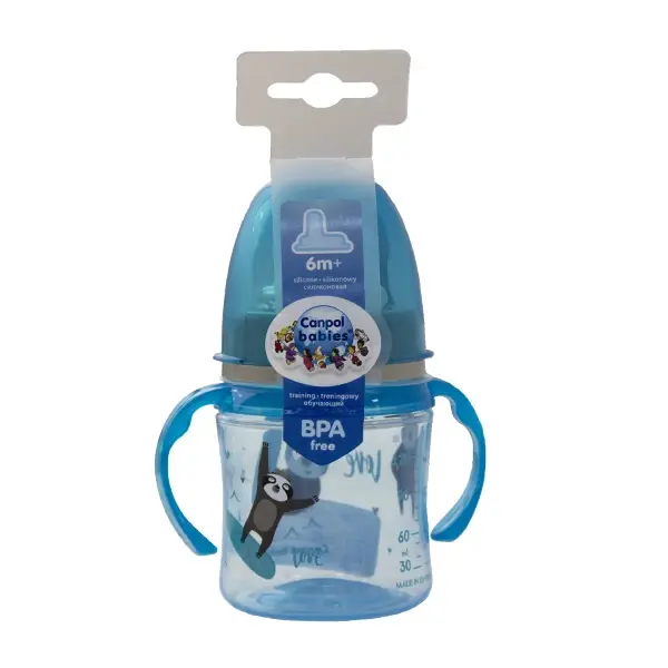 Поильник Canpol Babies EasyStart Sweet fun 120 мл Ленивец