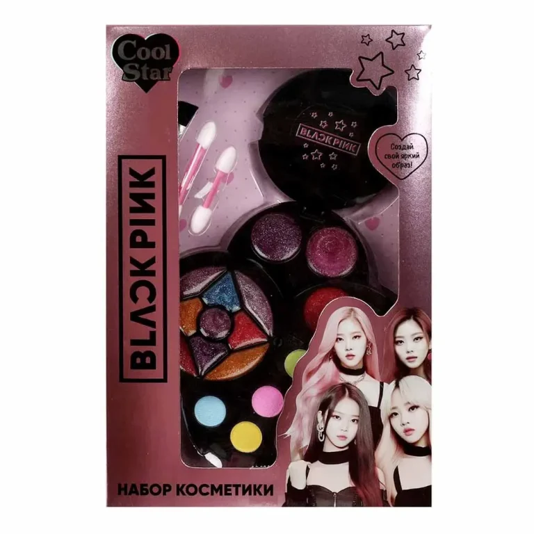Набор косметики Cool Star Black Pink круглый