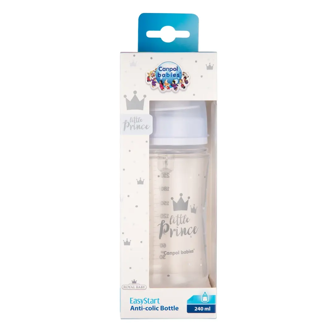 Бутылочка Canpol Babies EasyStart Royal Baby антиколиковая 240 мл 3+ месяцев