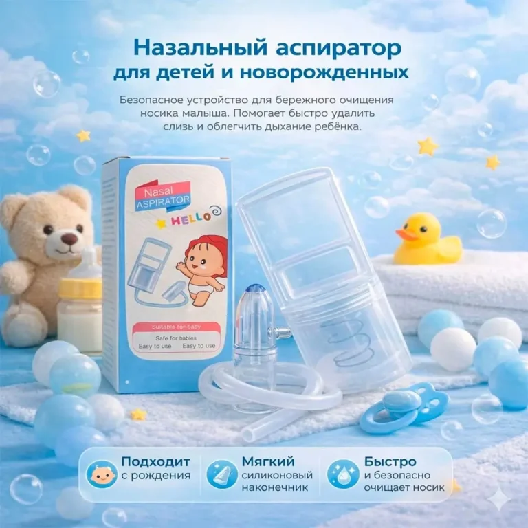 Назальный аспиратор вакуумный ручной