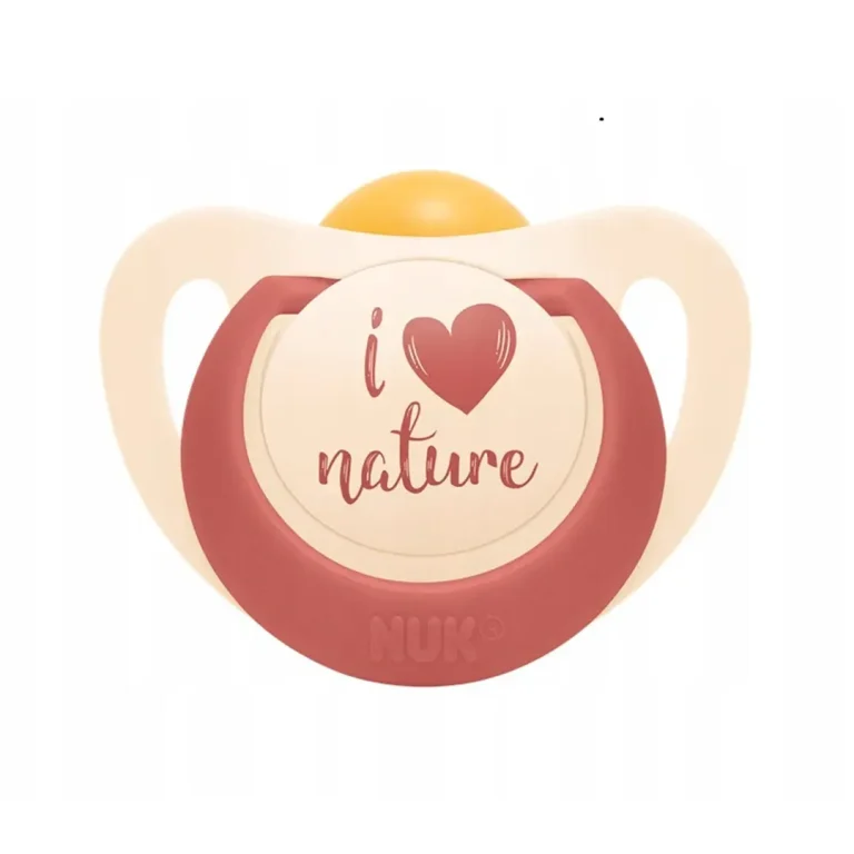 Пустышка NUK For Nature 0-6 мес 2 шт I love nature