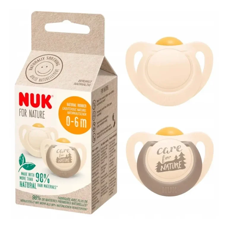 Пустышка NUK For Nature 0-6 мес 2 шт core for nature
