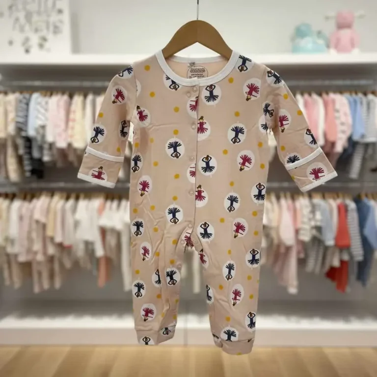 Слип Mamas&Papas без ножек Балерины Бежевый