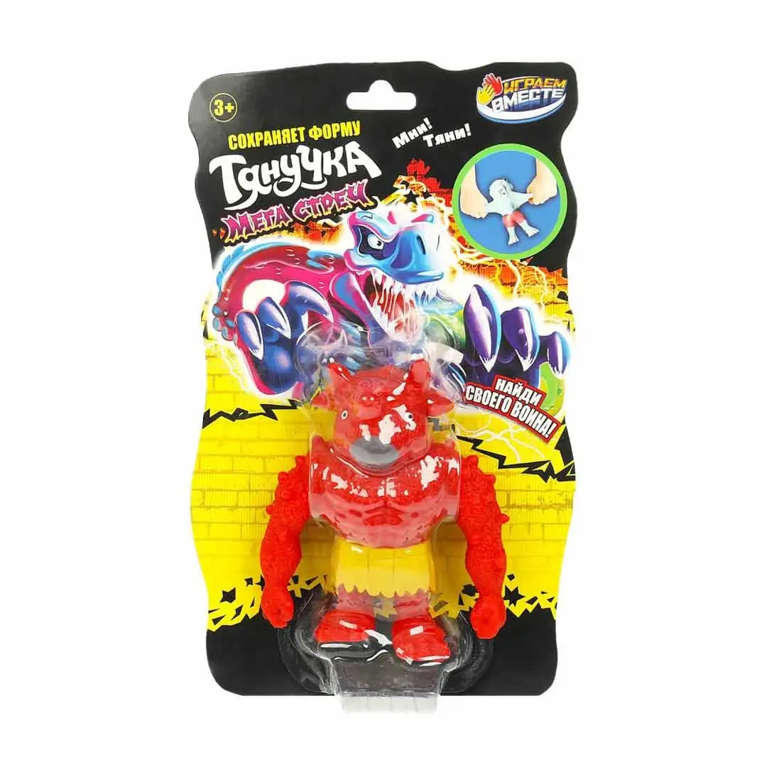 Игрушка-тянучка Бык Играем вместе