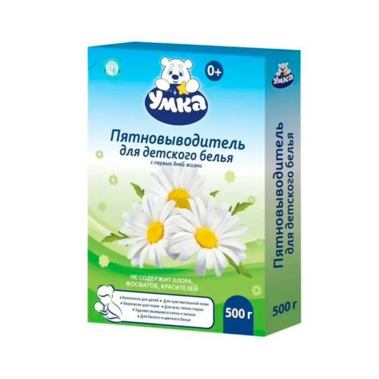 Порошковый пятновыводитель для детского белья Умка 500 гр