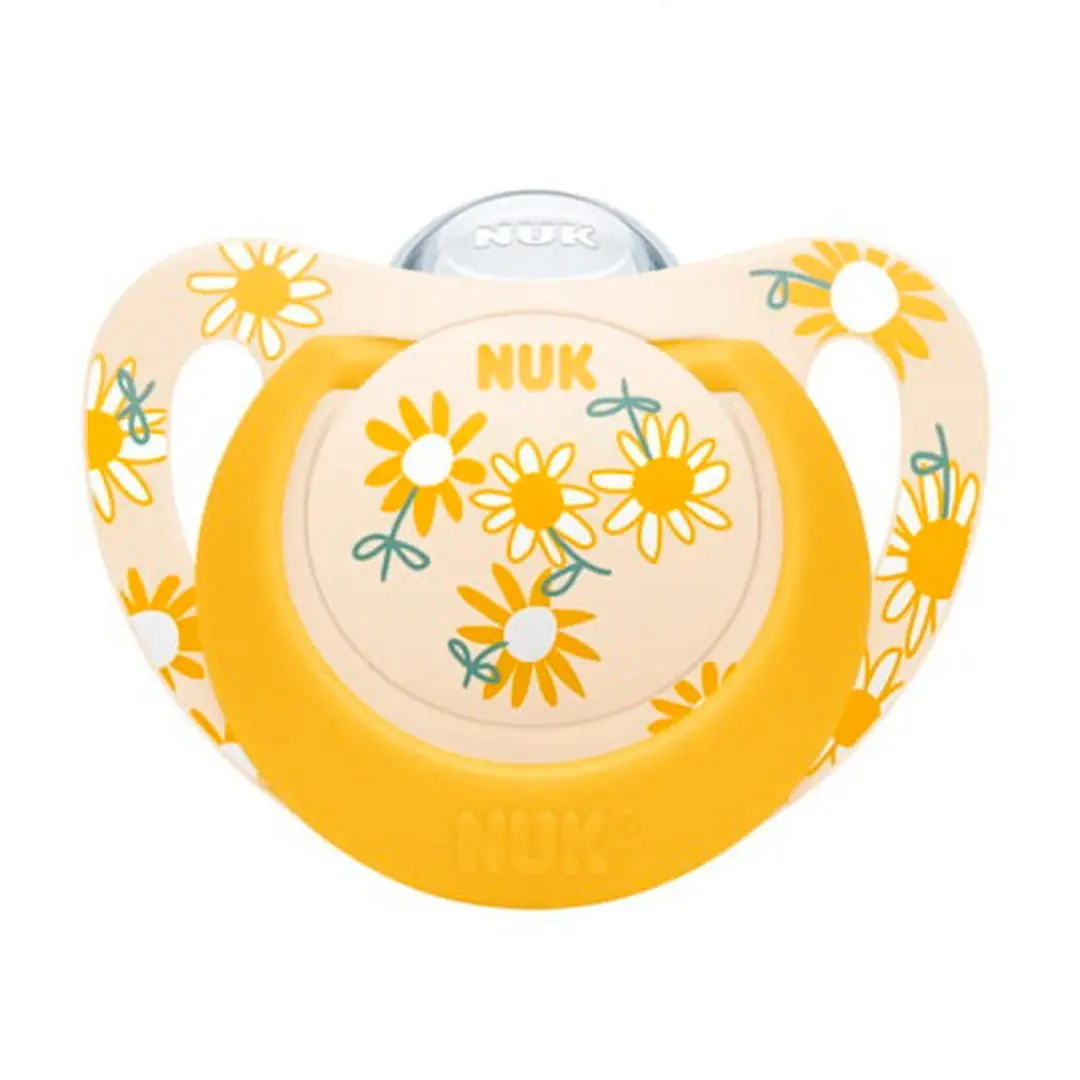 Пустышка NUK Star 18-36 мес Цветочки