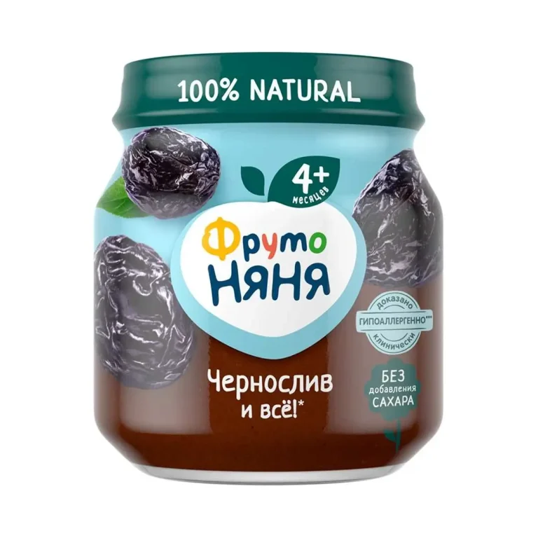 Пюре ФрутоНяня чернослив 100 гр 4+ месяцев