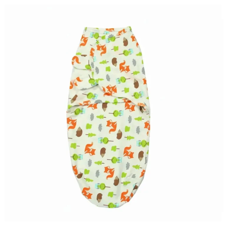 Пеленка кокон SwaddleMe на липучке Лесные Животные Белый