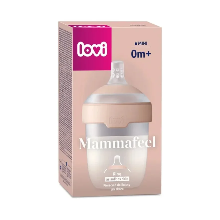 Силиконовая бутылочка LOVI Mammafeel 150 мл 0+ мес