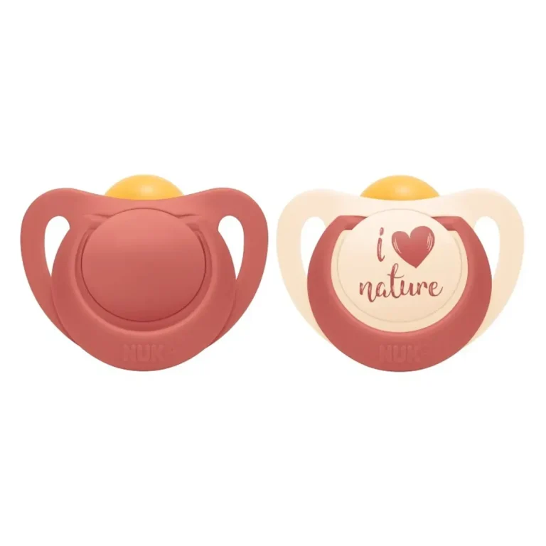 Пустышка NUK For Nature 0-6 мес 2 шт I love nature
