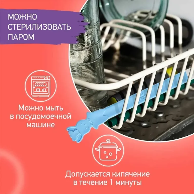 Набор ложек ROXY-KIDS BUNNY COOK Голубой 3 шт