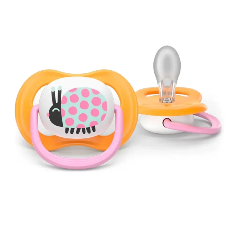 Пустышка Philips Avent Ultra Air Happy Цветочек Божья коровка SCF080/27 6-18мес 2 шт