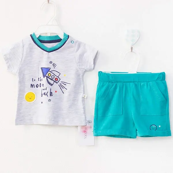 Детский комплект 2ка For My Baby шорты+футболка to the moon and back