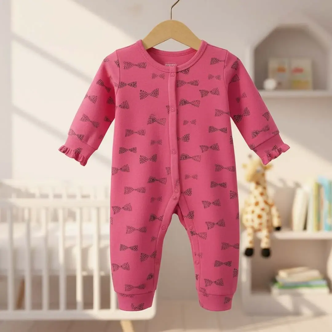Слип Mamas&Papas без ножек Бантики Розовый