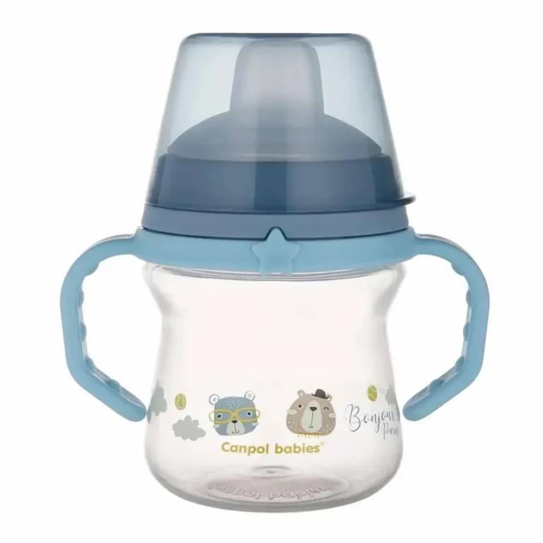 Поильник Canpol babies с силиконовым носиком FirstCup Bonjour paris 150 мл 6+ мес