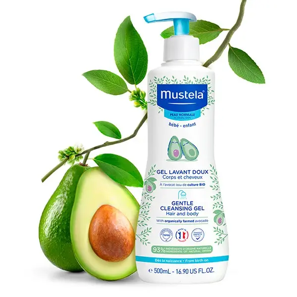 Гель для купания Mustela для волос и тела 500 мл