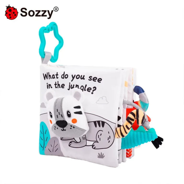 Книжка-шуршалка Sozzy Jungle Белый