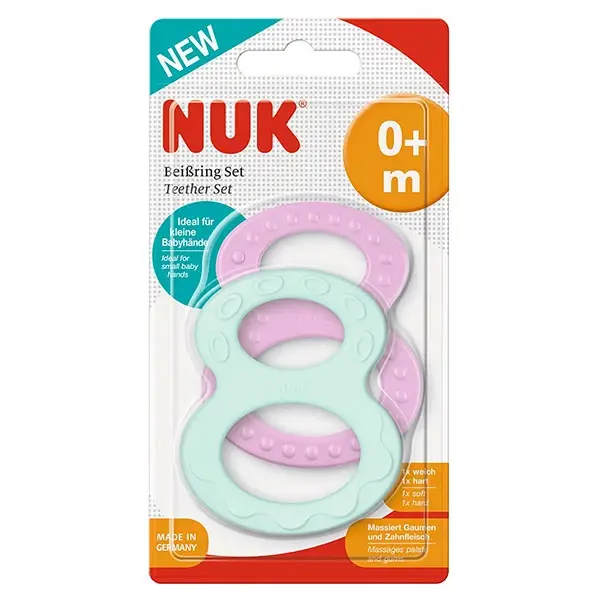 Прорезыватель NUK 0+ мес. 2 шт.