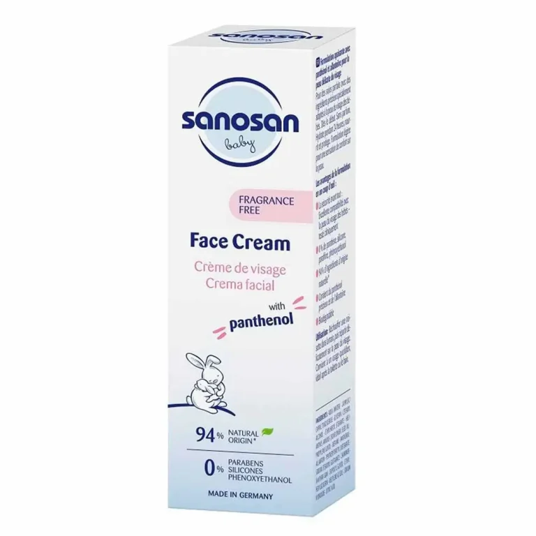 Крем Sanosan Baby для лица с пантенолом 0+ мес 50 мл