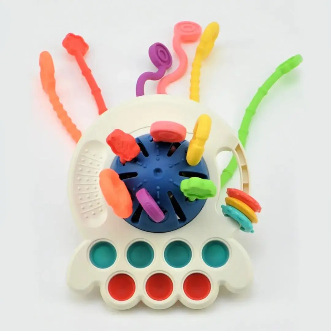 Развивающая игрушка-тянучка Pull String Toy 4в1