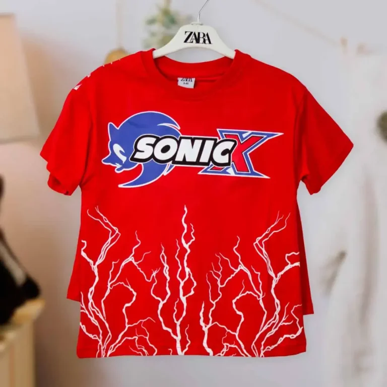 Комплект 2ка ZARA SonicX футболка + шорты Красный