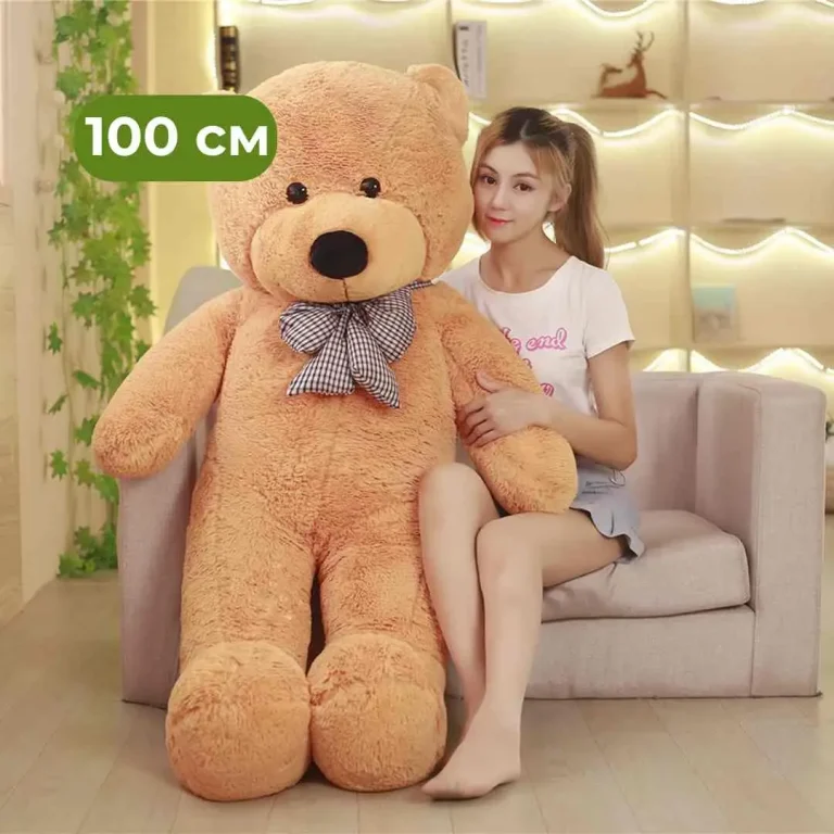 Мягкая игрушка Мишка 100 см Горчичный