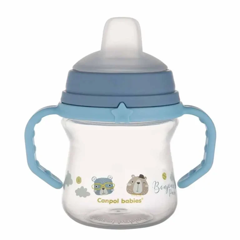 Поильник Canpol babies с силиконовым носиком FirstCup Bonjour paris 150 мл 6+ мес