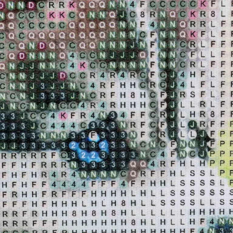 Алмазная мозаика MultiArt 30*40 с подрамником поцелуй хаски