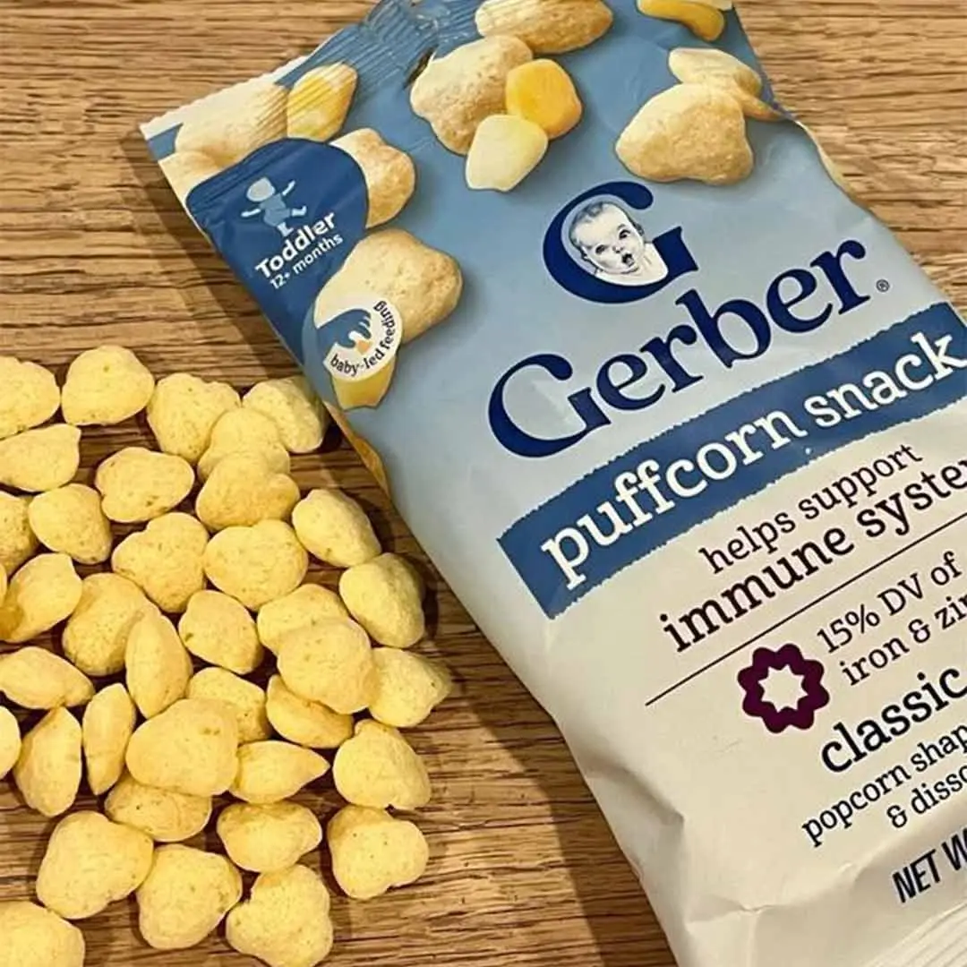 Снеки Gerber Puffs Corn 12+ мес 35 гр