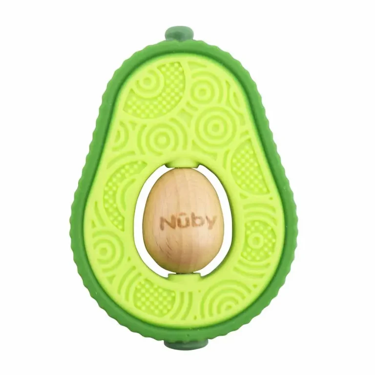 Прорезыватель силиконовый Nuby Авокадо 3+ мес