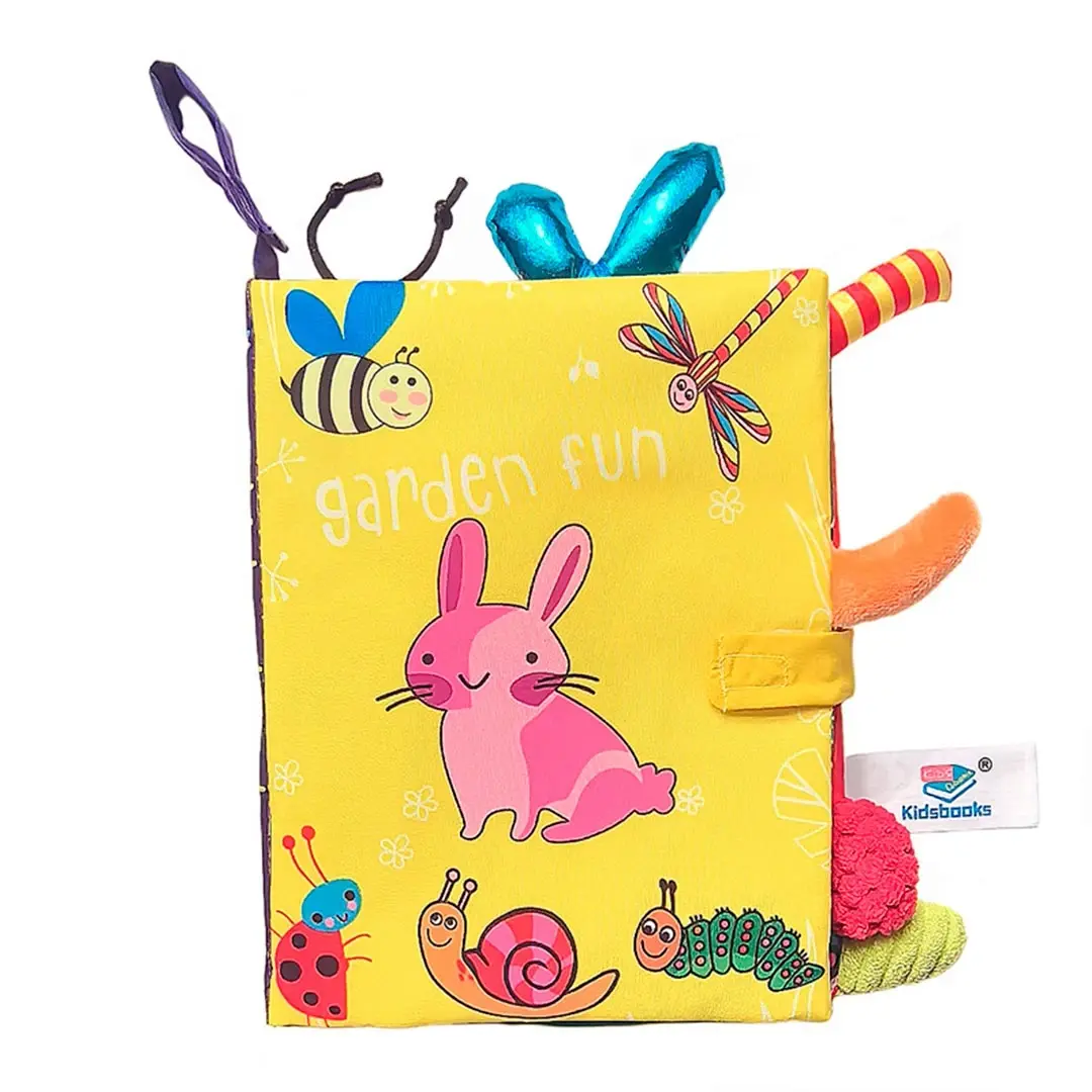 Книжка-шуршалка kidsbooks Garden fun Желтый