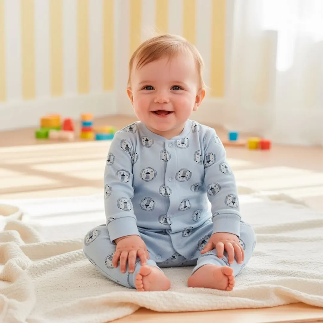 Слип Hello Baby Львята Голубой