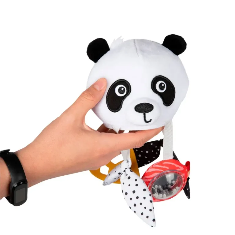 Мягконабивная игрушка подвеска Canpol Babies панда для коляски 0+ мес в коробке