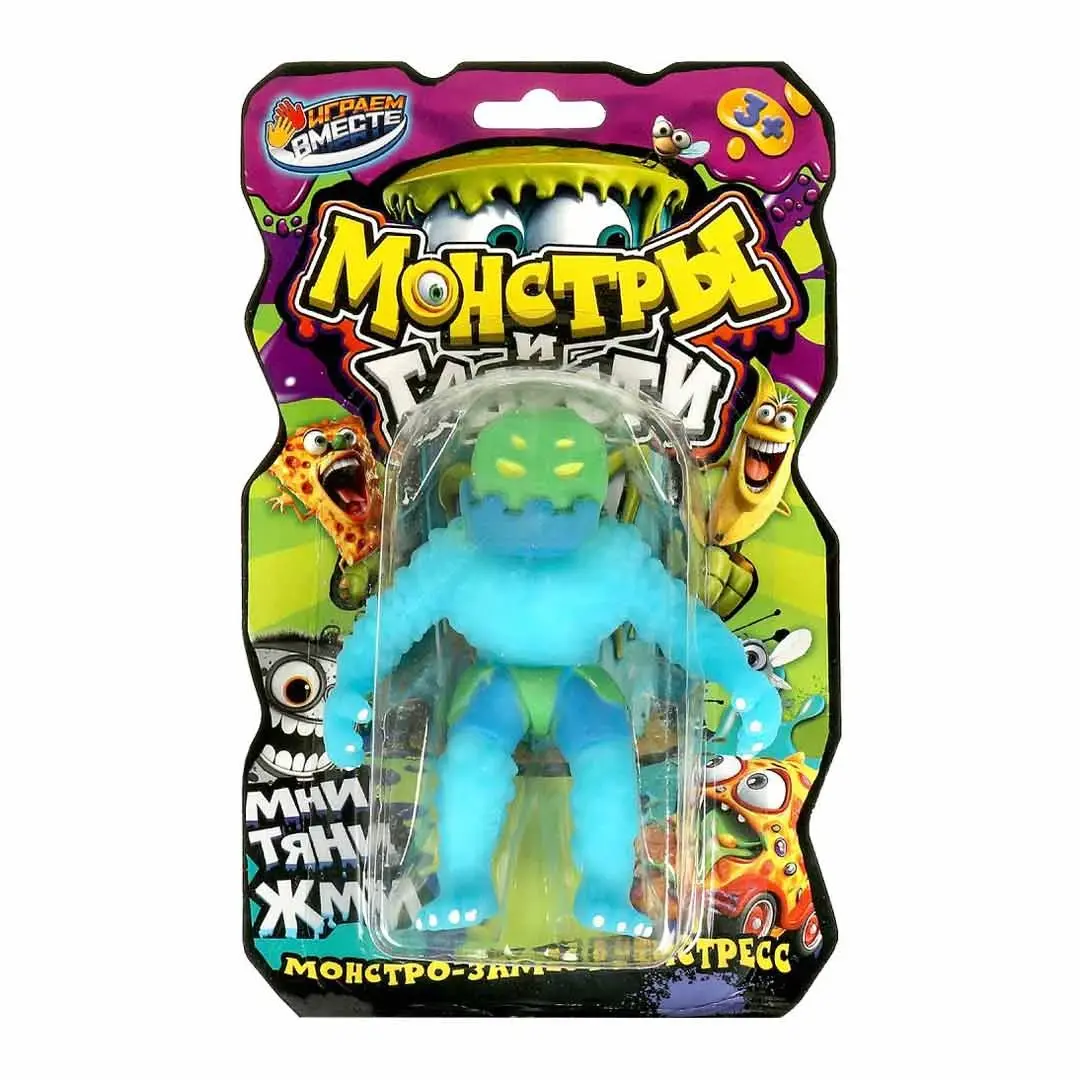 Игрушка-тянучка Монстры Играем вместе