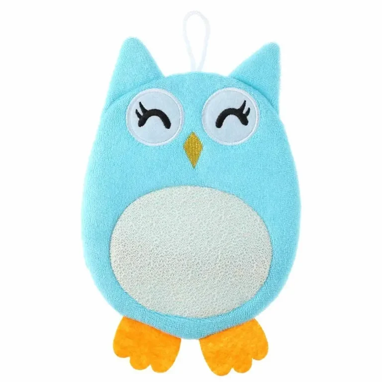 Мочалка-рукавичка ROXY-KIDS Baby Owl махровая 0+ мес