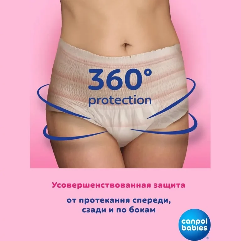 Послеродовые трусики Canpol babies одноразовые 2-в-1 дышащие ультраабсорбирующие L/XL 5 шт