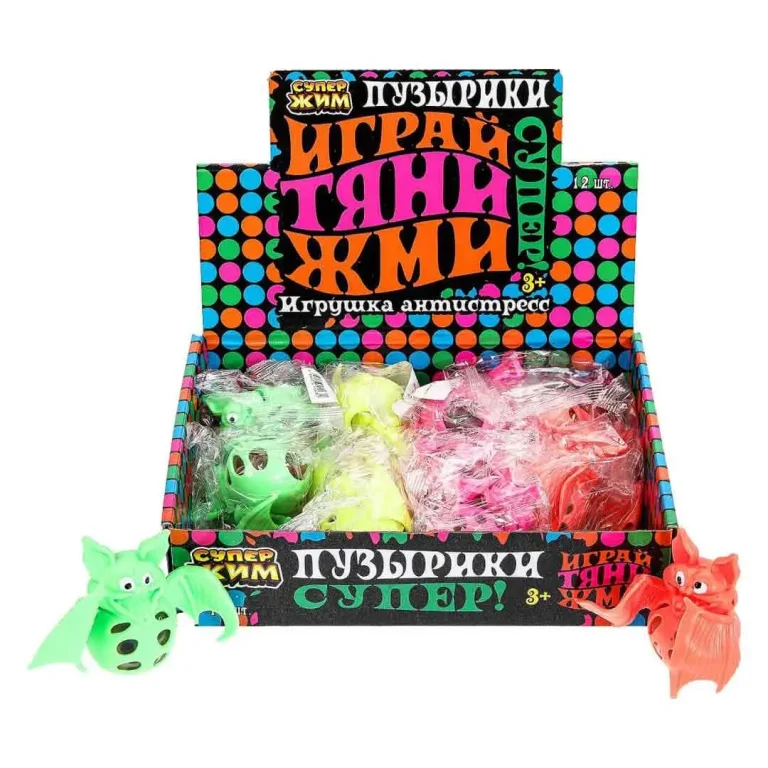 Игрушка жмяка Супер Жим Летучая мышь в ассортименте