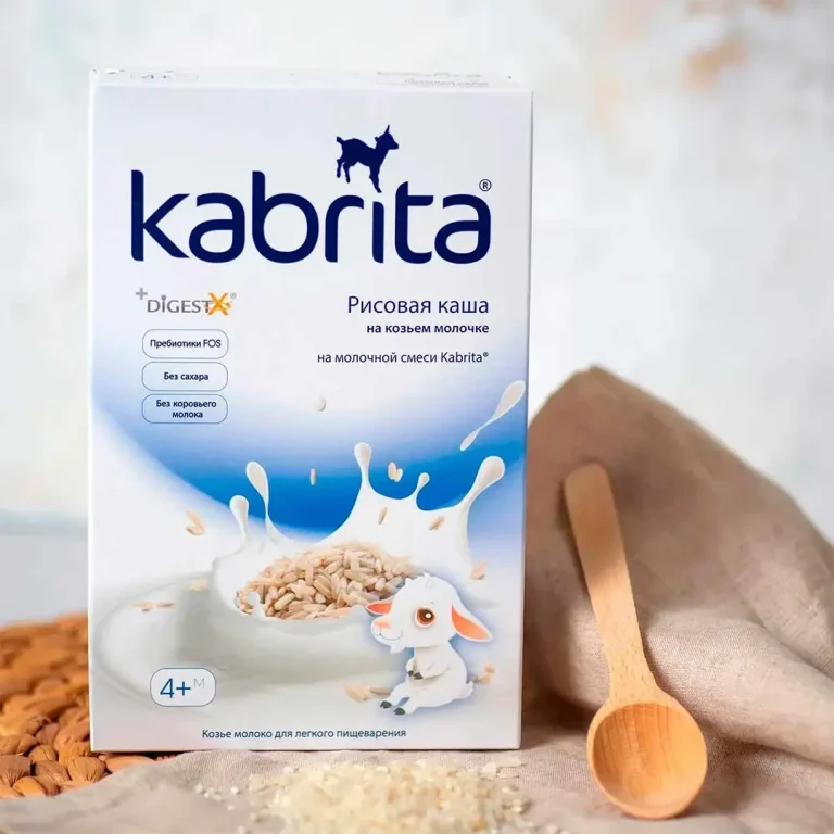 Рисовая каша Kabrita на козьем молоке 180 гр. 4+ мес.