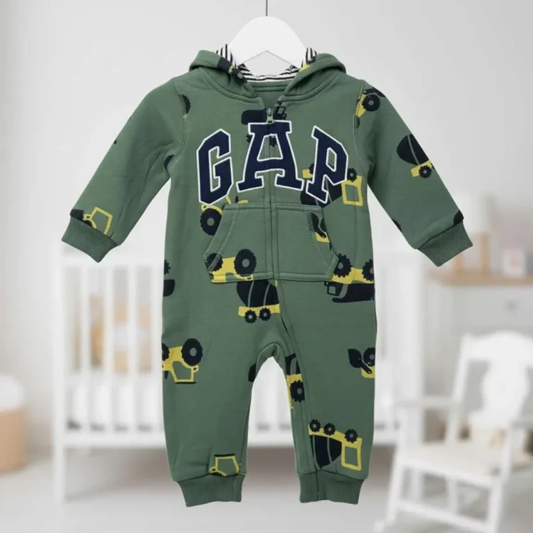 Комбинезон GAP Строительная техника Зеленый